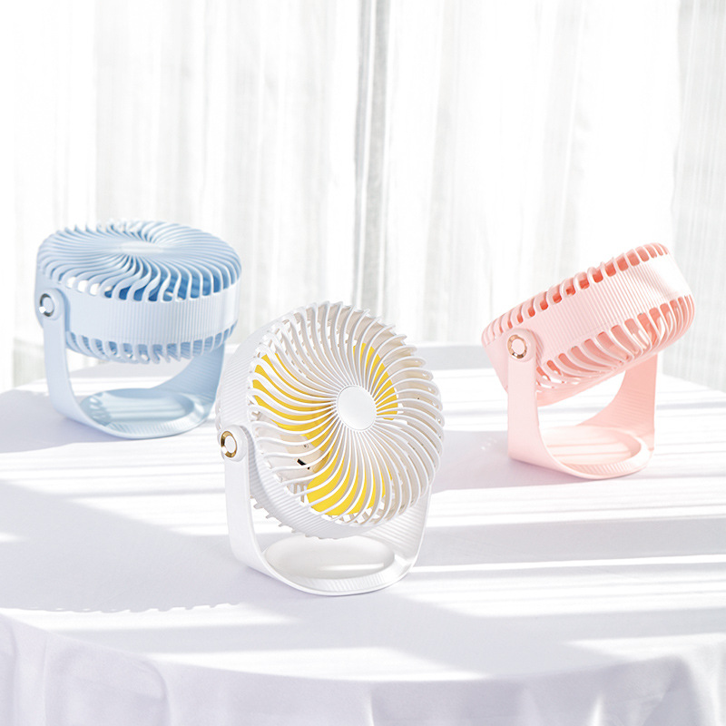 Villestar new desktop mini USB humidifying fan moisturizing spray fan t9 moisturizing humidifying fan
